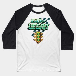 Go Vegan Baseball T-Shirt